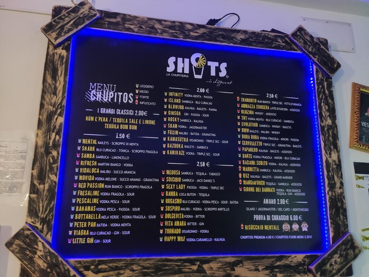 Menu di Shots 