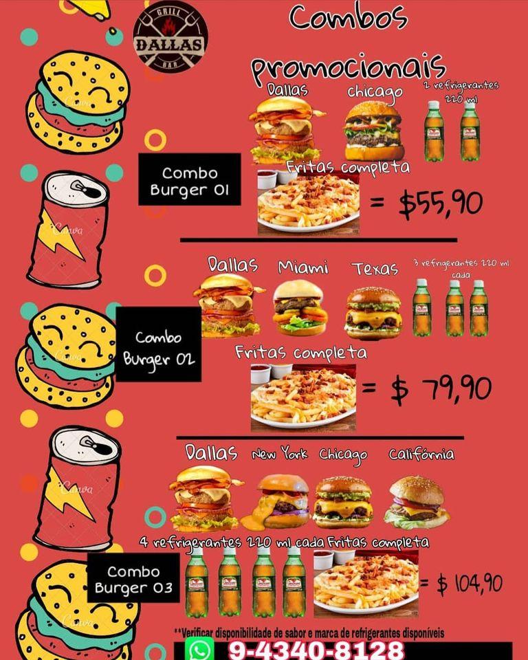 Menu em Dallas Grill Bar, Barueri