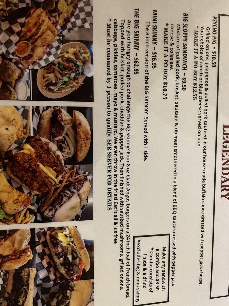 Menu at East Gate Barbecue, City, LA182