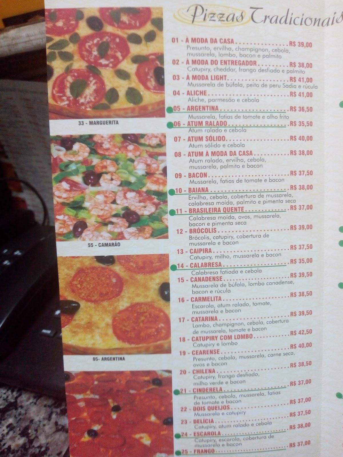 Menu Em La Conquista Pizzaria Santo Andr R Algeciras