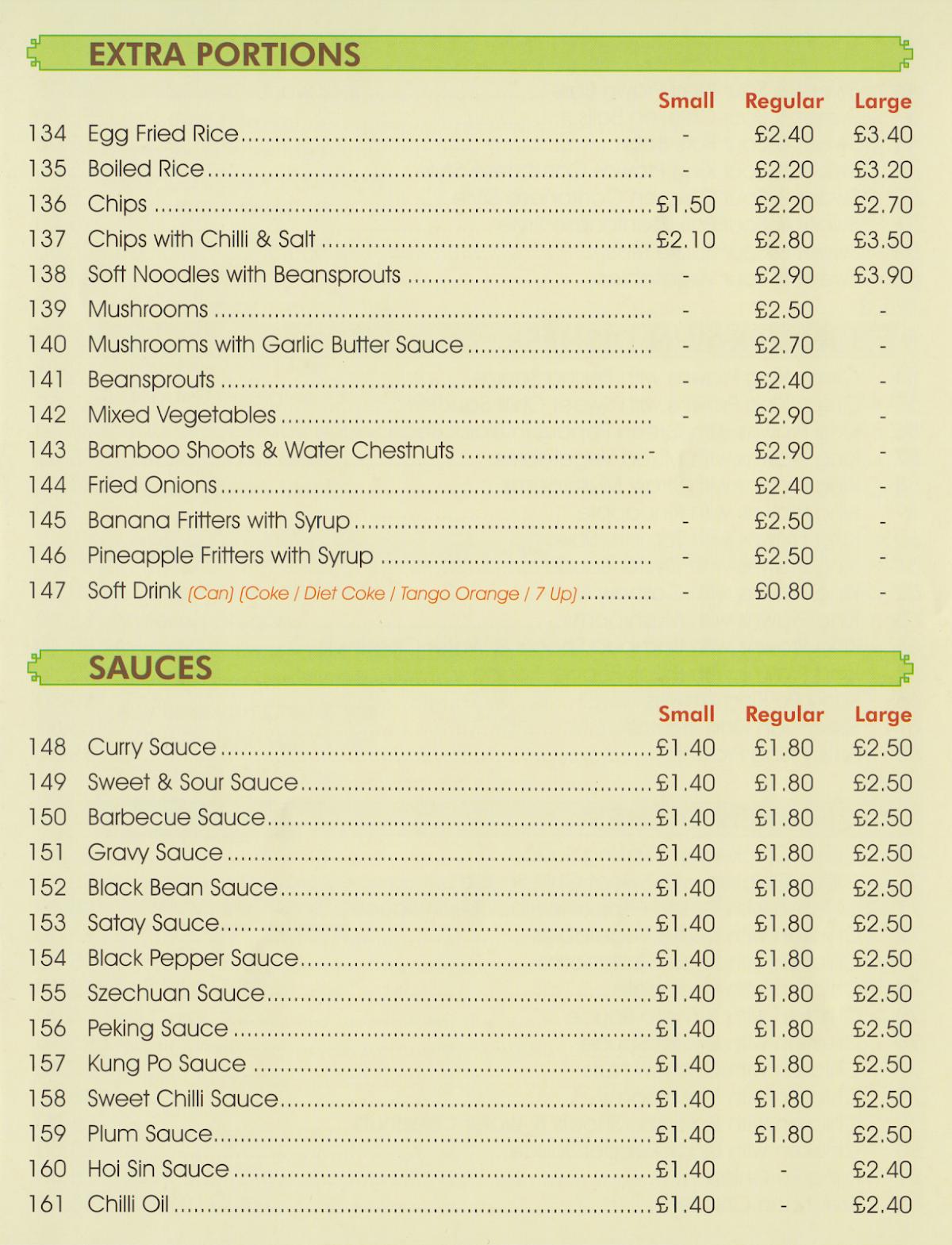 Menu at Good Friends fast food, Leicester, 233 Uppingham Rd