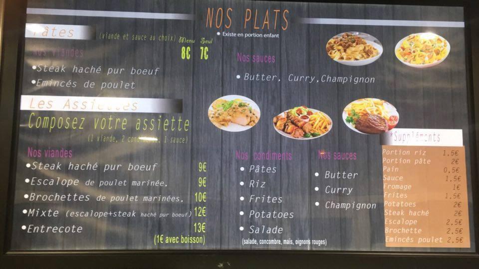 Menu de Rest'O Grill Rennes