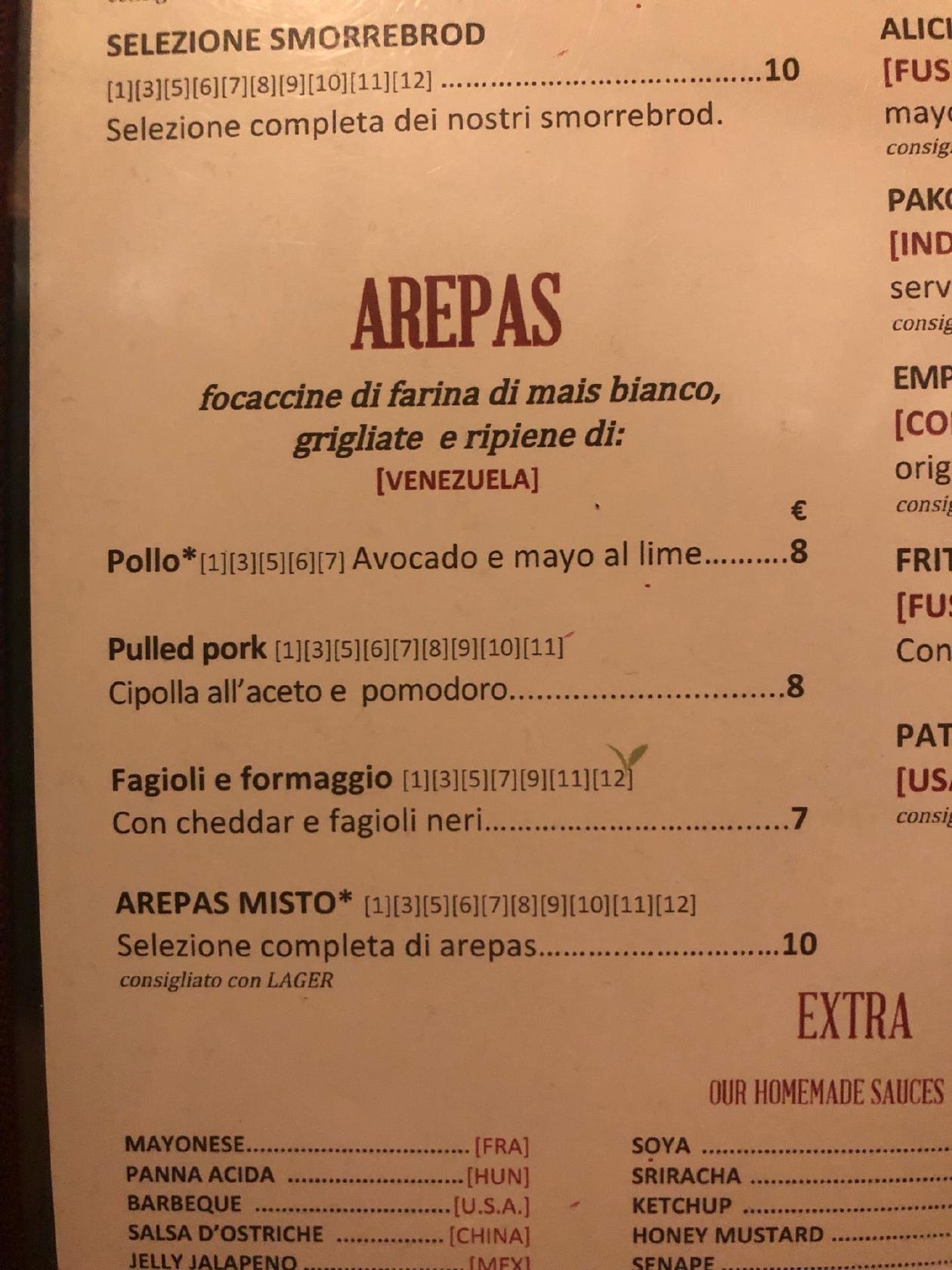 Menu di Queen Makeda 