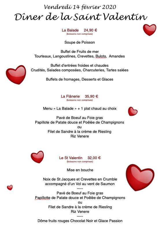 Menu au Restaurant le Carré d'Eau, Magné
