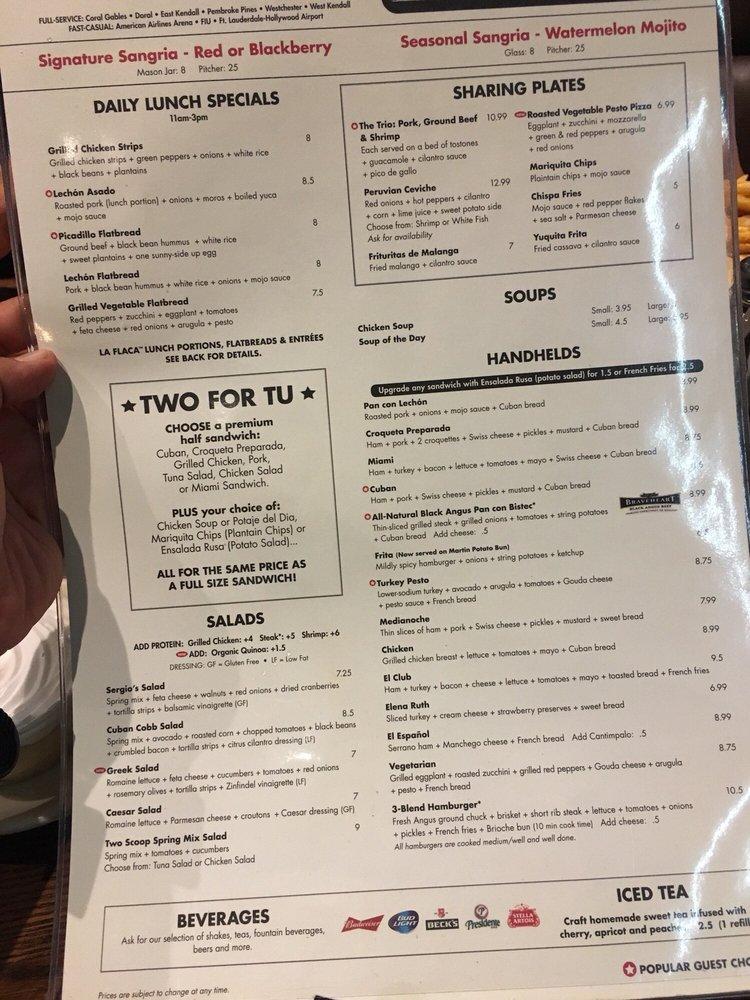 menu-at-sergio-s-restaurant-pembroke-pines