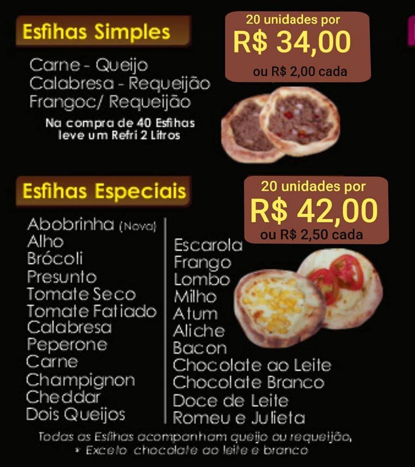 Pizza Chic cardápio