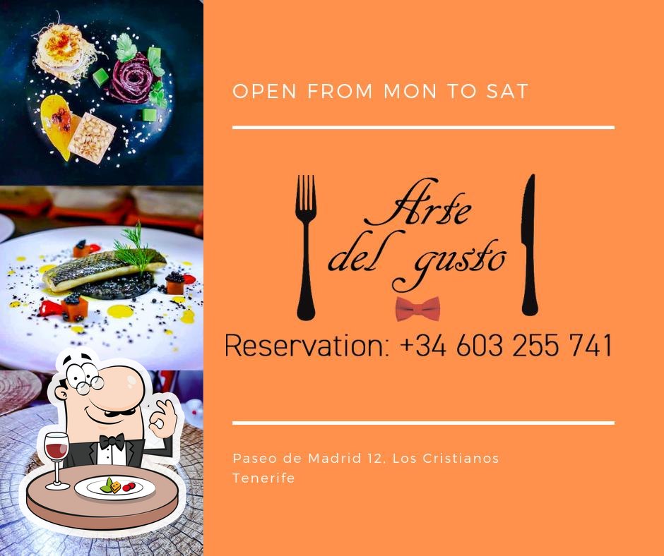 Arte Del Gusto In Los Cristianos Seafood Restaurant Menu And Reviews
