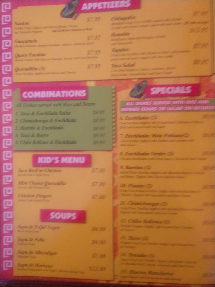 Menu at Tua Cocina restaurant, Blauvelt