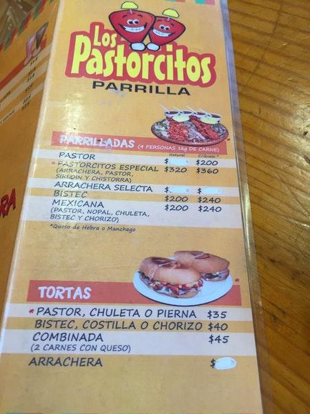 Carta Del Restaurante Los Pastorcitos Veracruz Calle Espa A