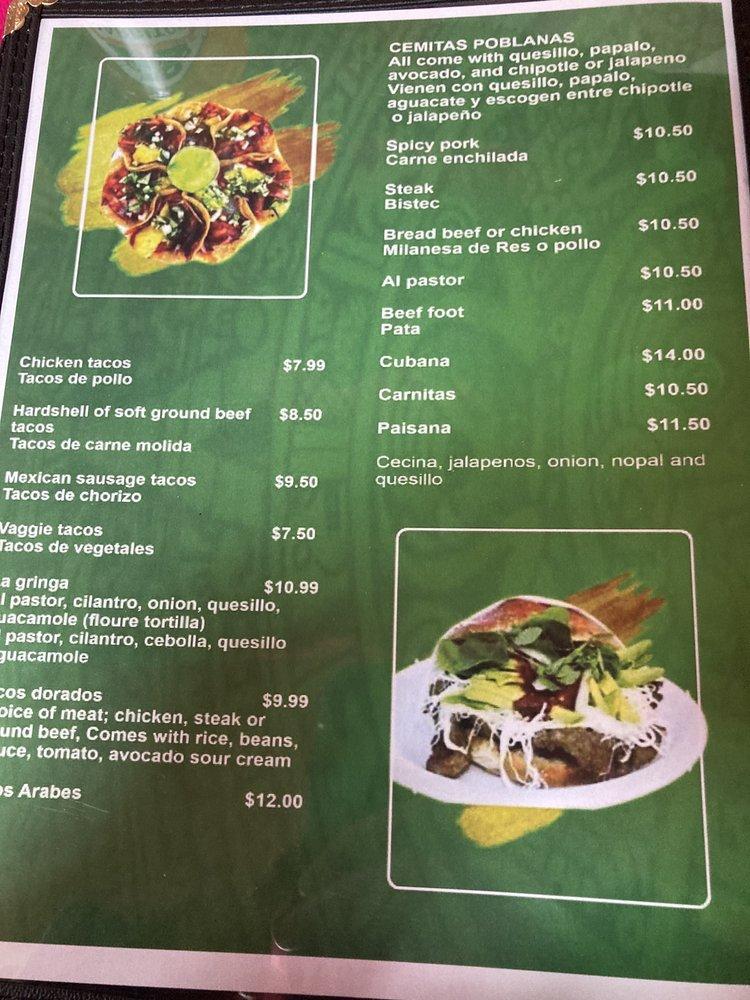 Menu at Burrito Loco Pizza and Grill pizzeria, WilkesBarre