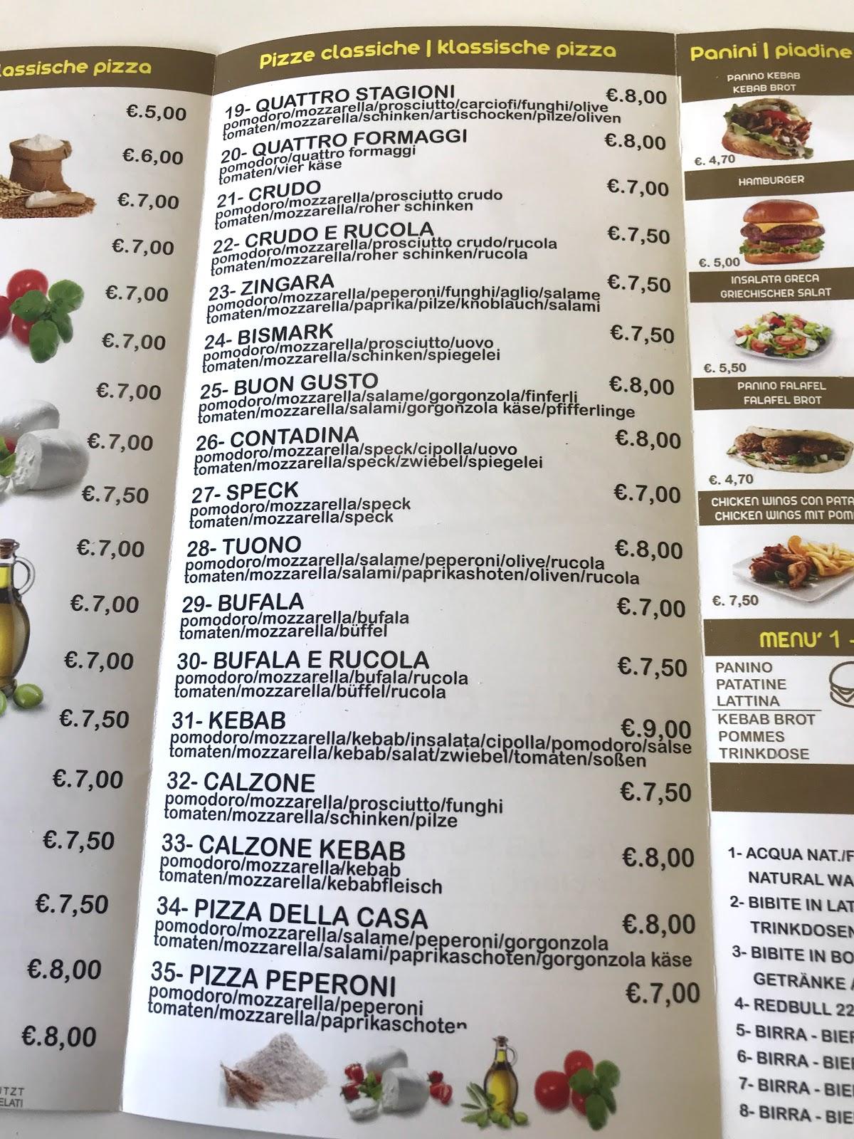 Menu Da Istanbul Kebab Pizza Grill Ristorante Ortisei