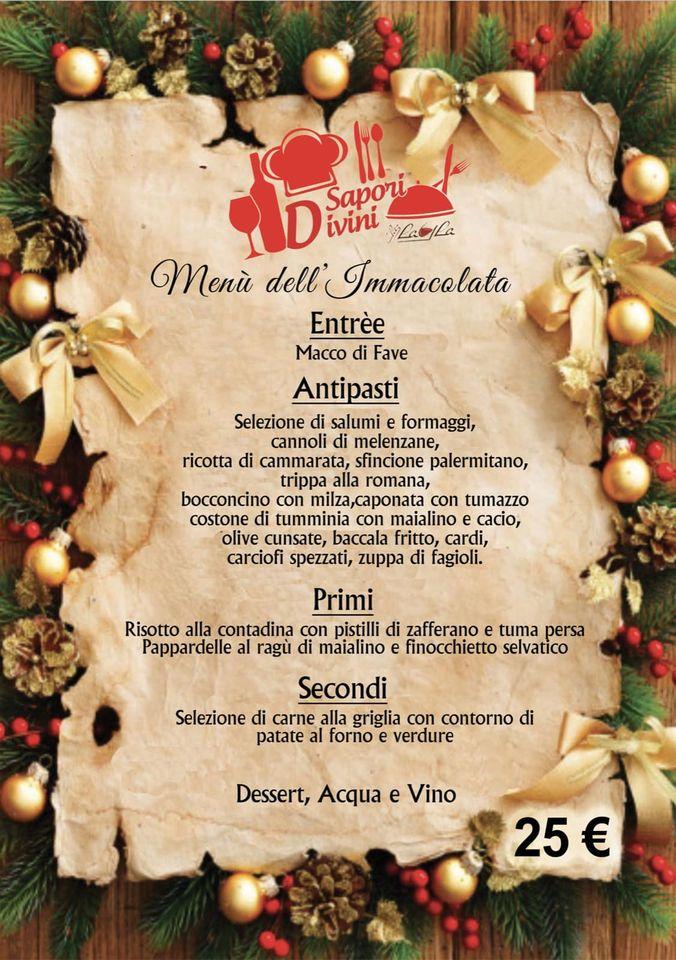Menu di Sapori Divini 