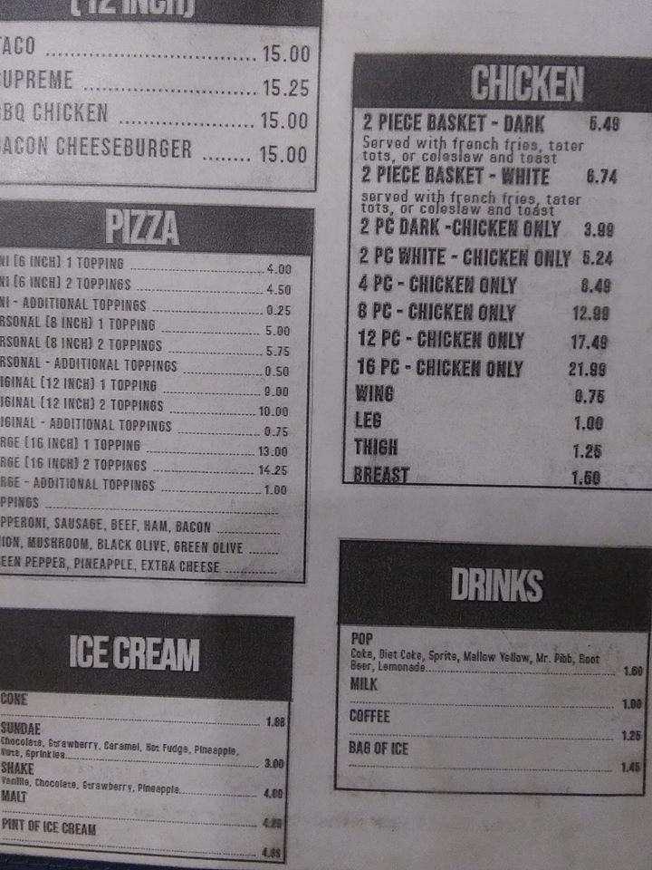 Menu at Mortlands Burgers and more restaurant, Elkton