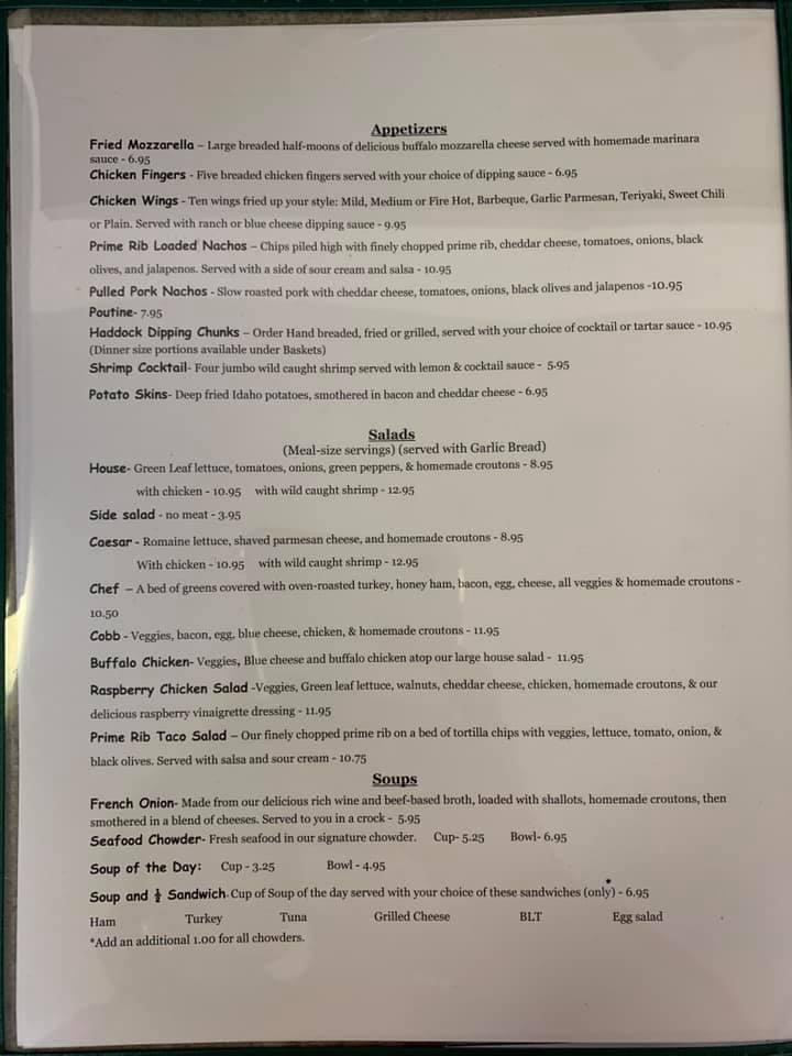 Menu at Apple Lodge Eatery desserts, Chazy