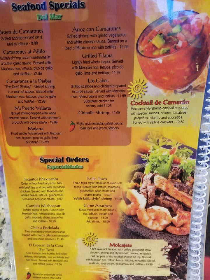 Menu at Tequila Amigos pub & bar, Knoxville, Harvest Mill Way