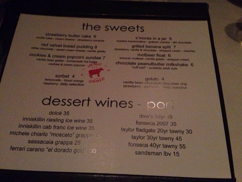 Menu at Steak 44 pub & bar, Phoenix