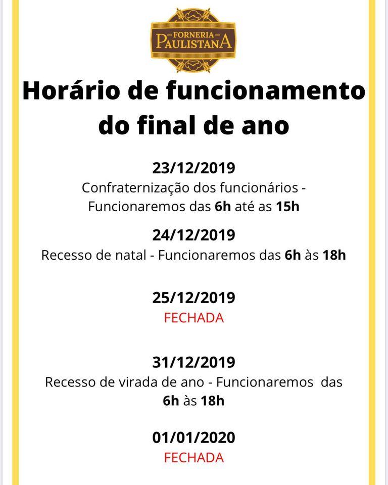 Forneria Paulistana cardápio