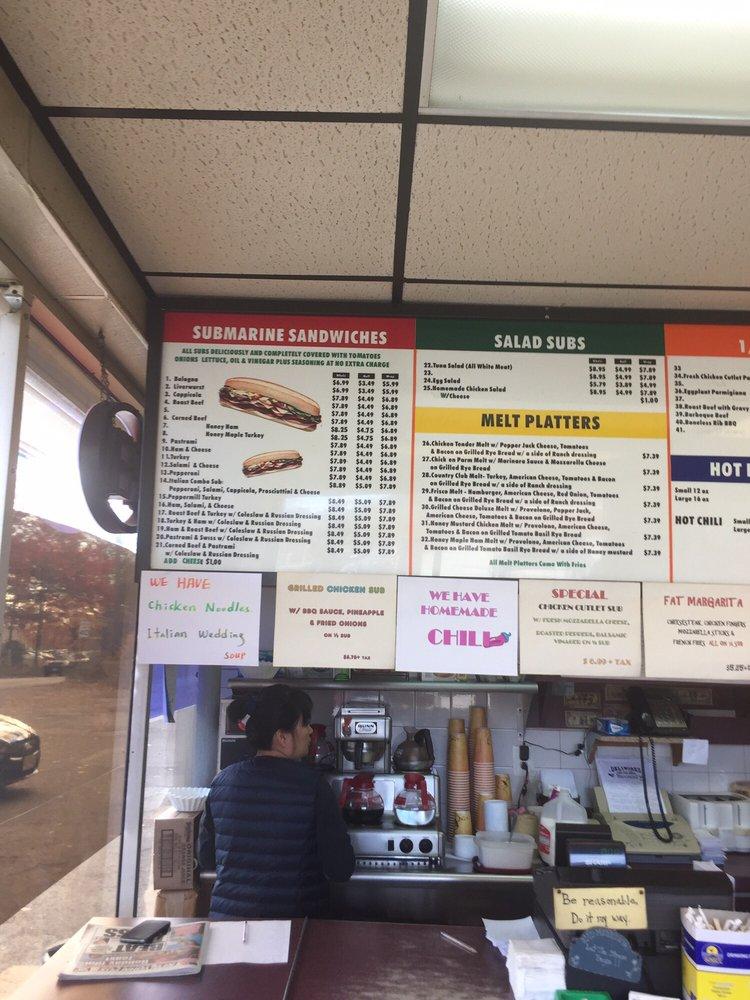 Menu at Margaritas Deli, Sayreville