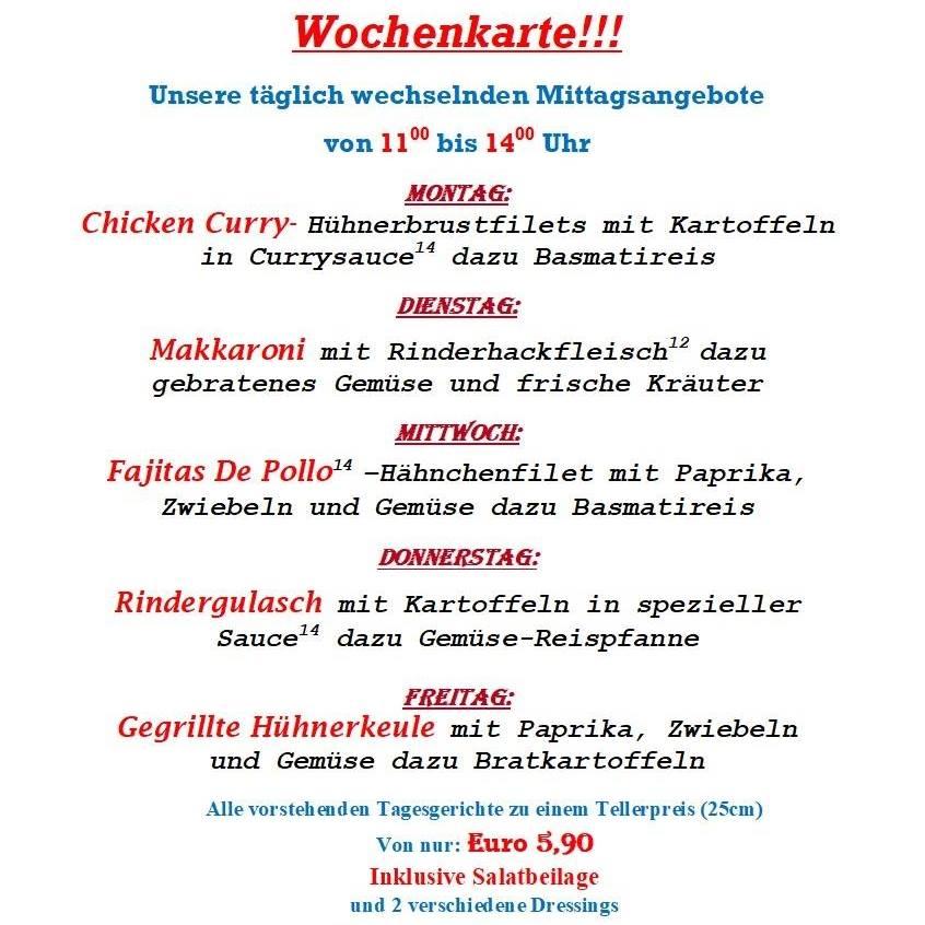 Speisekarte von Rathaus CaféKantine Spandau cafeteria, Berlin