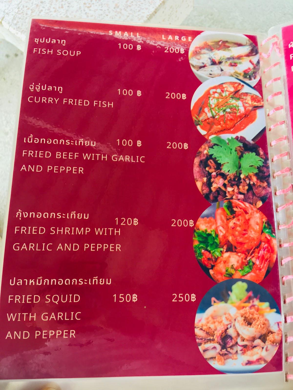 Rc8d Prik Thai Halal Restaurent Menu 