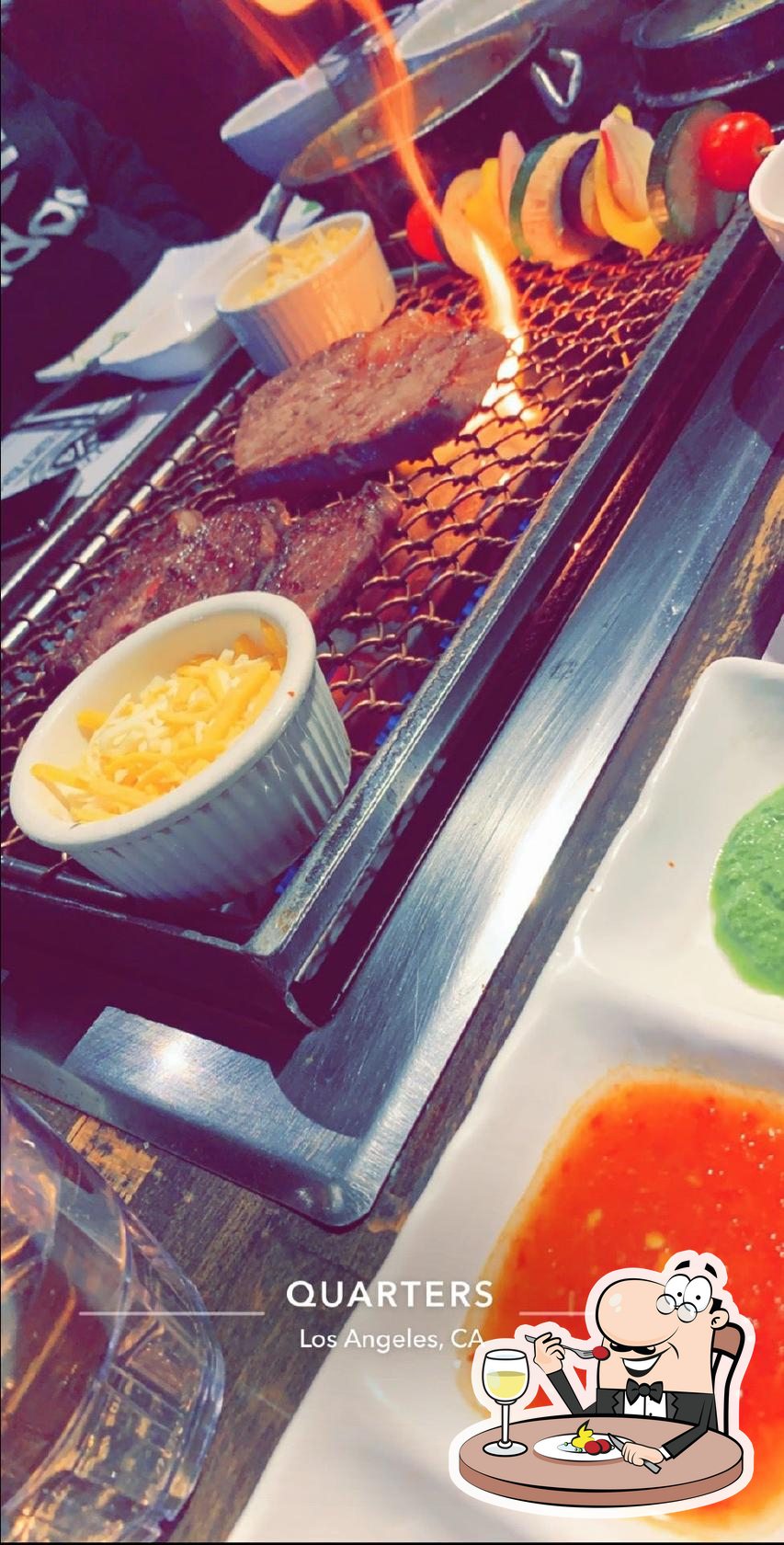 Quarters Korean BBQ, 3465 W 6th St C130 in Los Angeles Restaurant menu and reviews