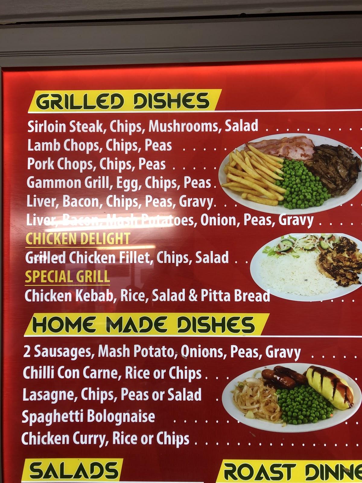 Menu at Biggin Cafe, Biggin Hill