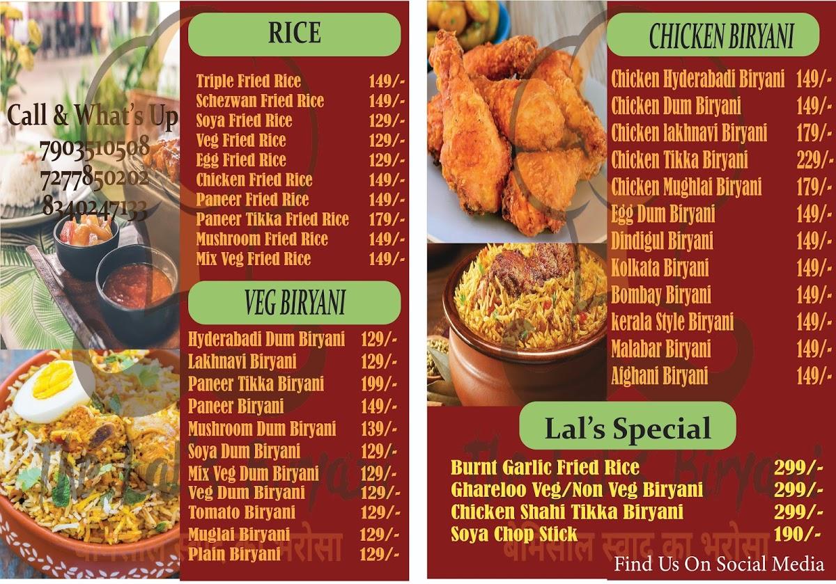 Menu at Eazy Ideas, Jamshedpur