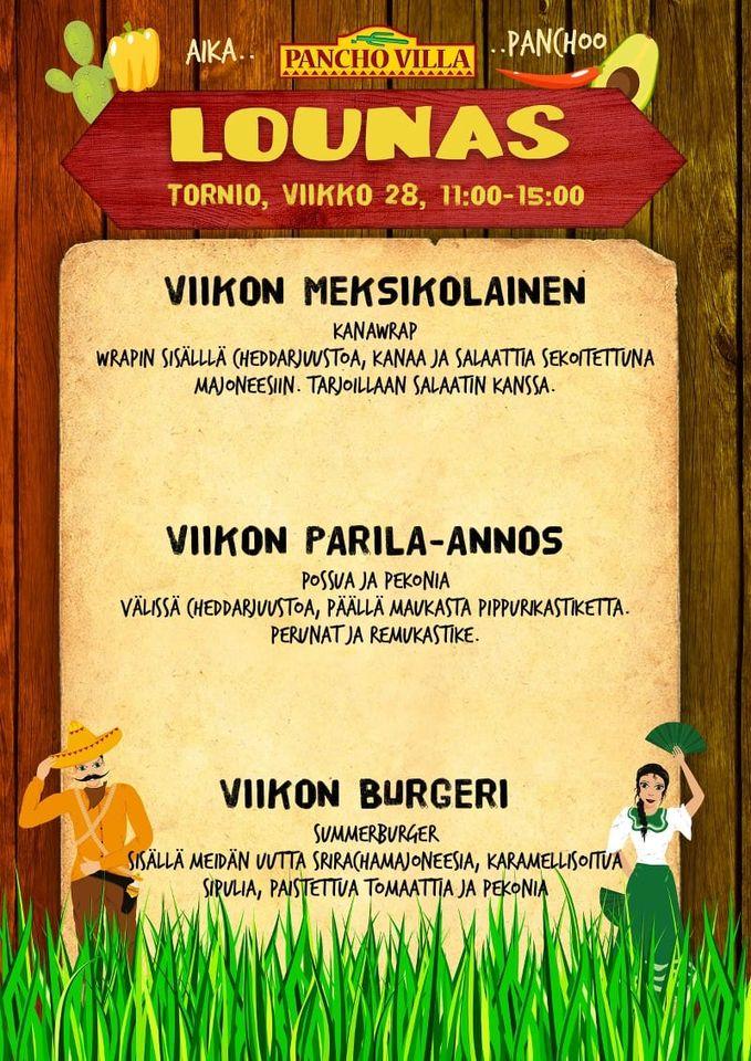 Pancho Villa Express restaurant, Tornio - Restaurant menu and reviews