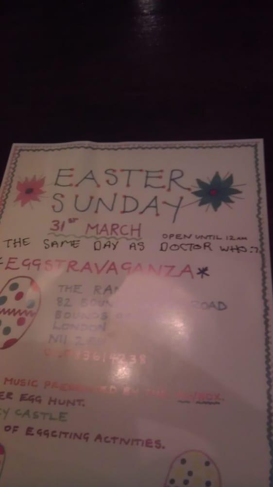 Menu at The Ranelagh pub & bar, London