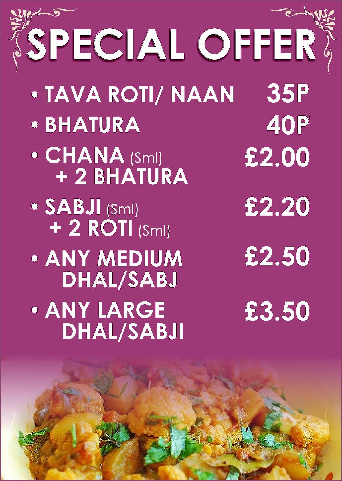 Menu at Desi Sweets restaurant, Birmingham, 349 Soho Rd