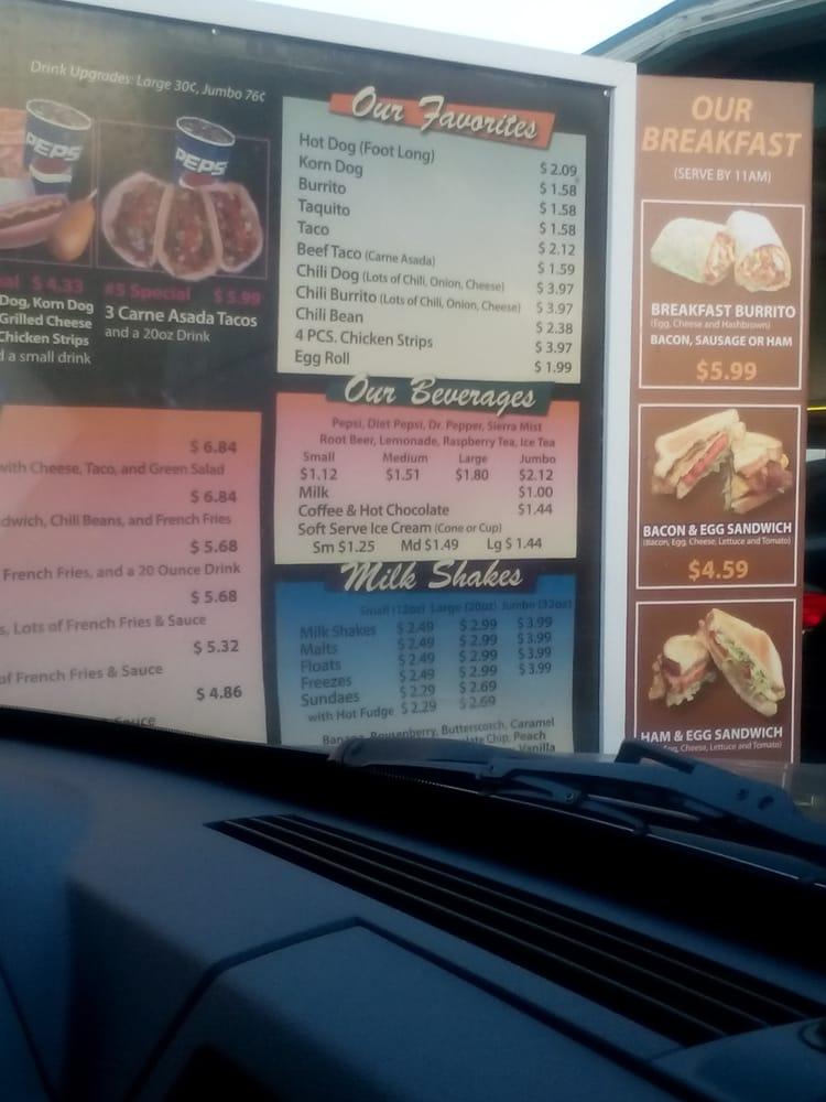Menu at Country Boy Drive In, LLC restaurant, Bakersfield