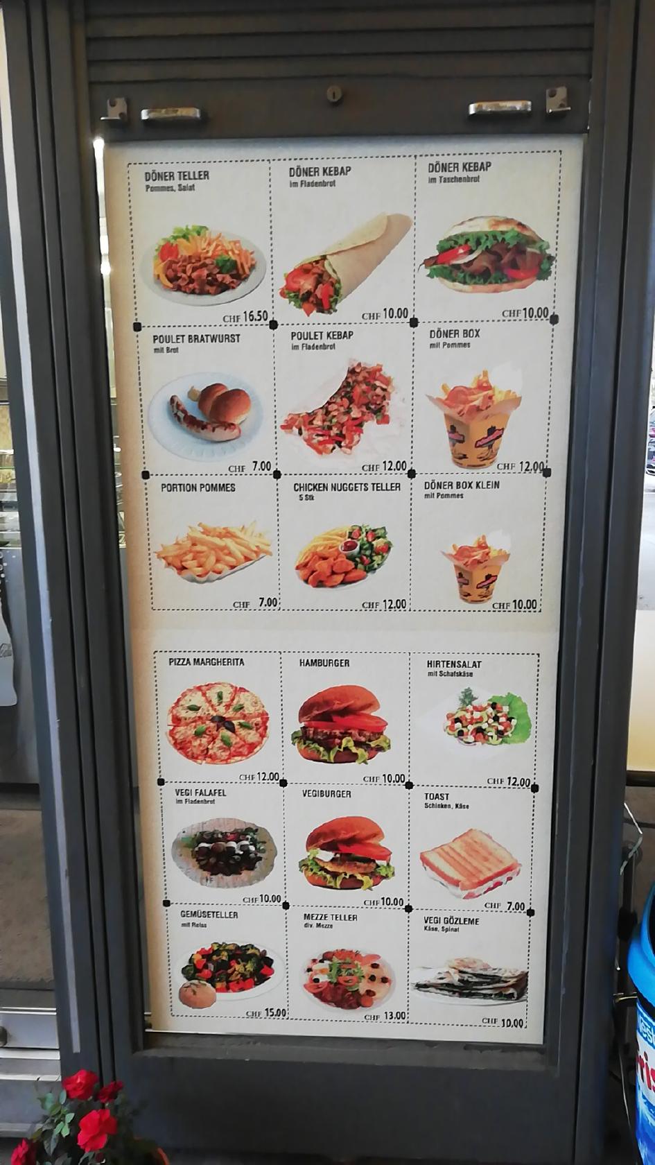 Speisekarte von Halal Food, Zürich