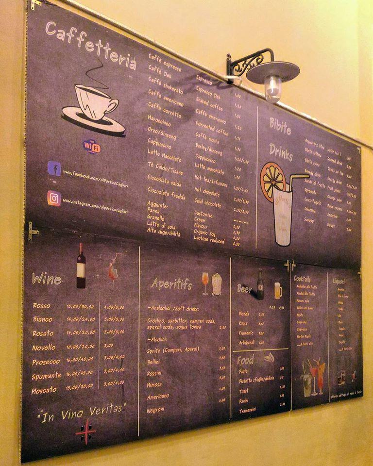 Menu di Al Portico 