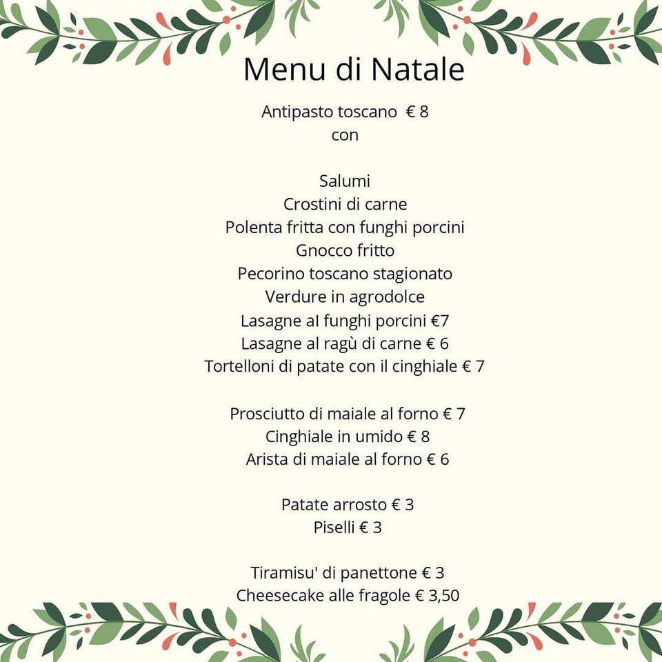 Menu di Caffetteria Il Poggetto 