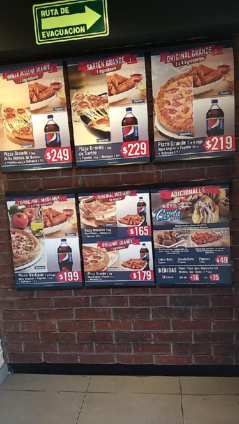 Menu at Domino's Saltillo Soriana Coss restaurant, Saltillo, Blvrd Gral ...