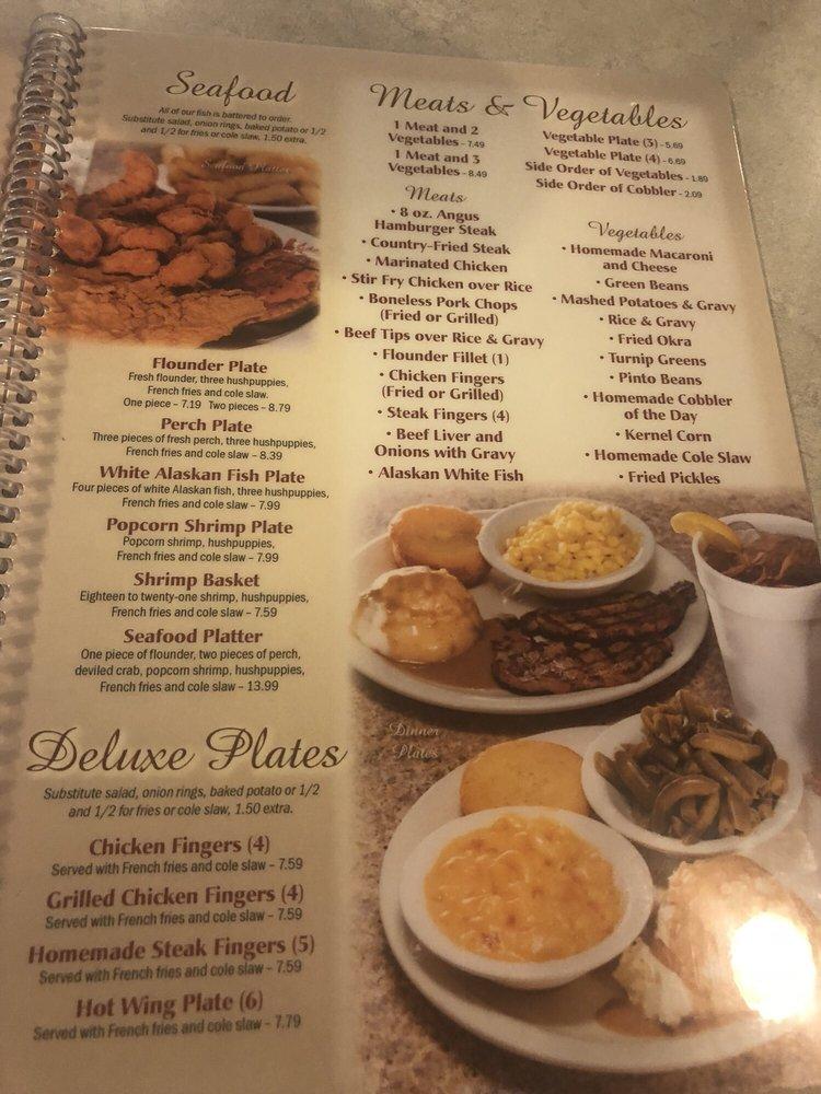 Menu at A & P Restaurant, Greer, SC14
