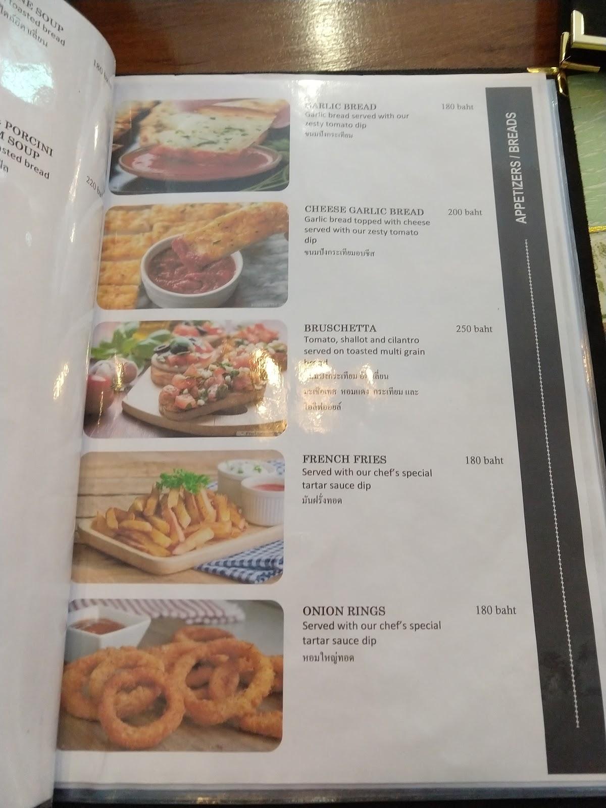 Menu at The Witches Brew Restaurant Khao Yai, Khanong Phra