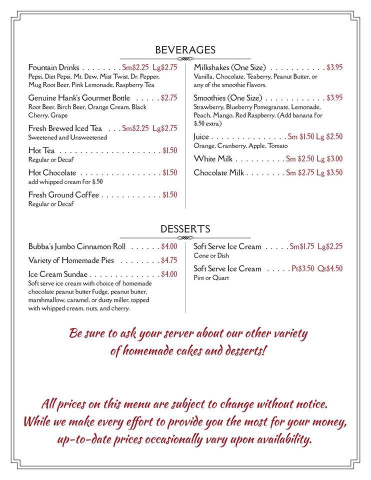 Menu At Earlystown Diner Restaurant, Centre Hall