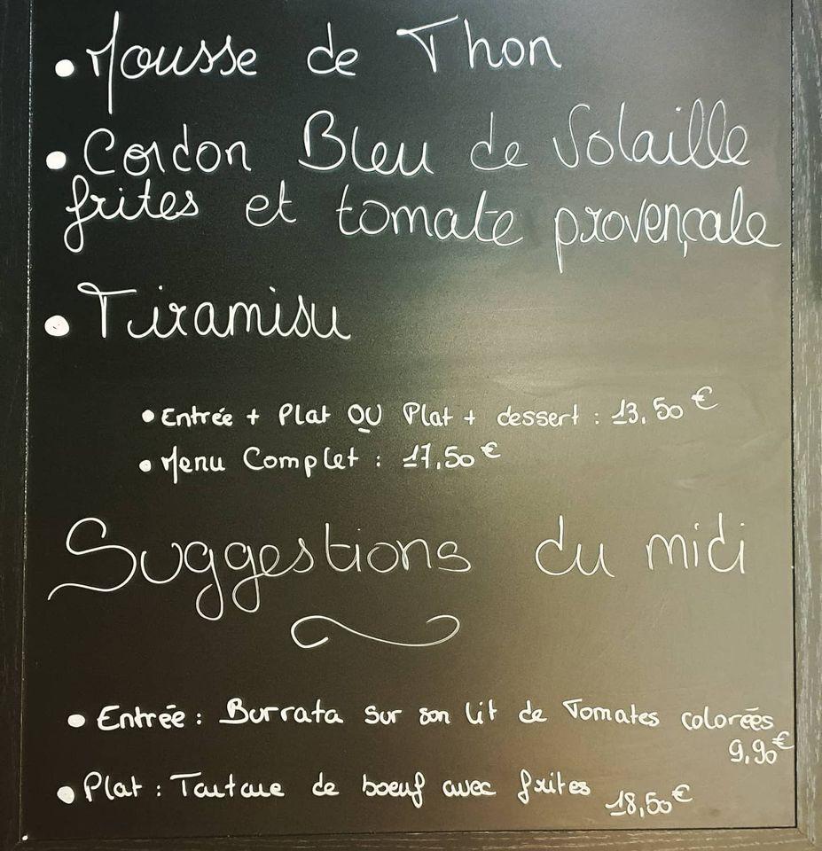 Menu at Aux Caves du Vieux Couvent restaurant, Mulhouse