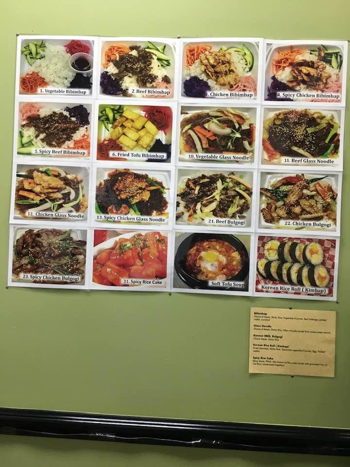 Menu at Mixed Rice restaurant, Burlington