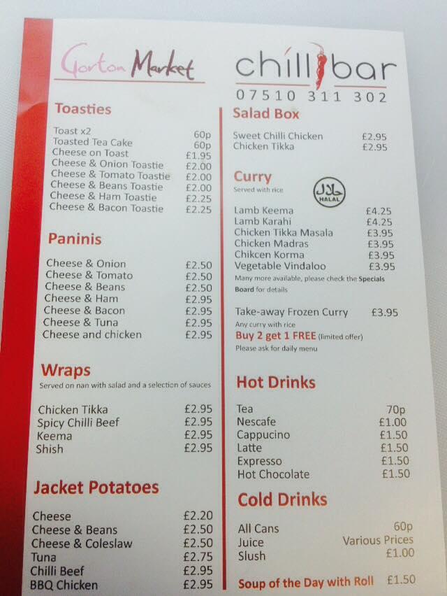 menu-at-chill-bar-manchester