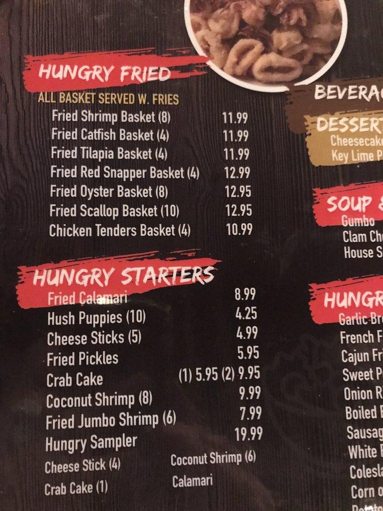 Menu at Hungry Crab Davenport restaurant, Haines City