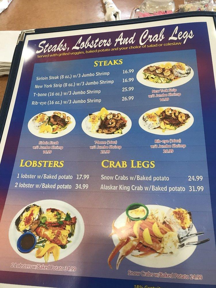 Menu at Baytown Seafood Freeport restaurant, Freeport