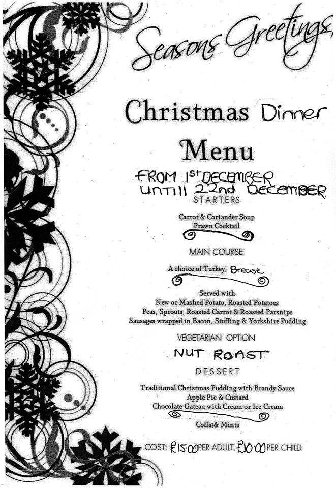 Menu at Blue Bell Bolsover pub & bar, Bolsover