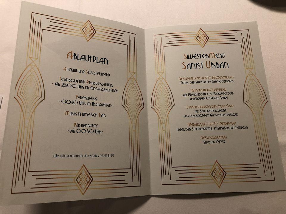 Speisekarte von Restaurant St. Urban, Deidesheim
