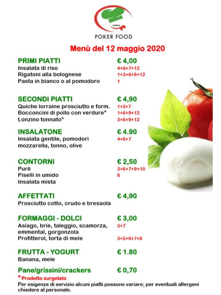 Menu di Poker Food 