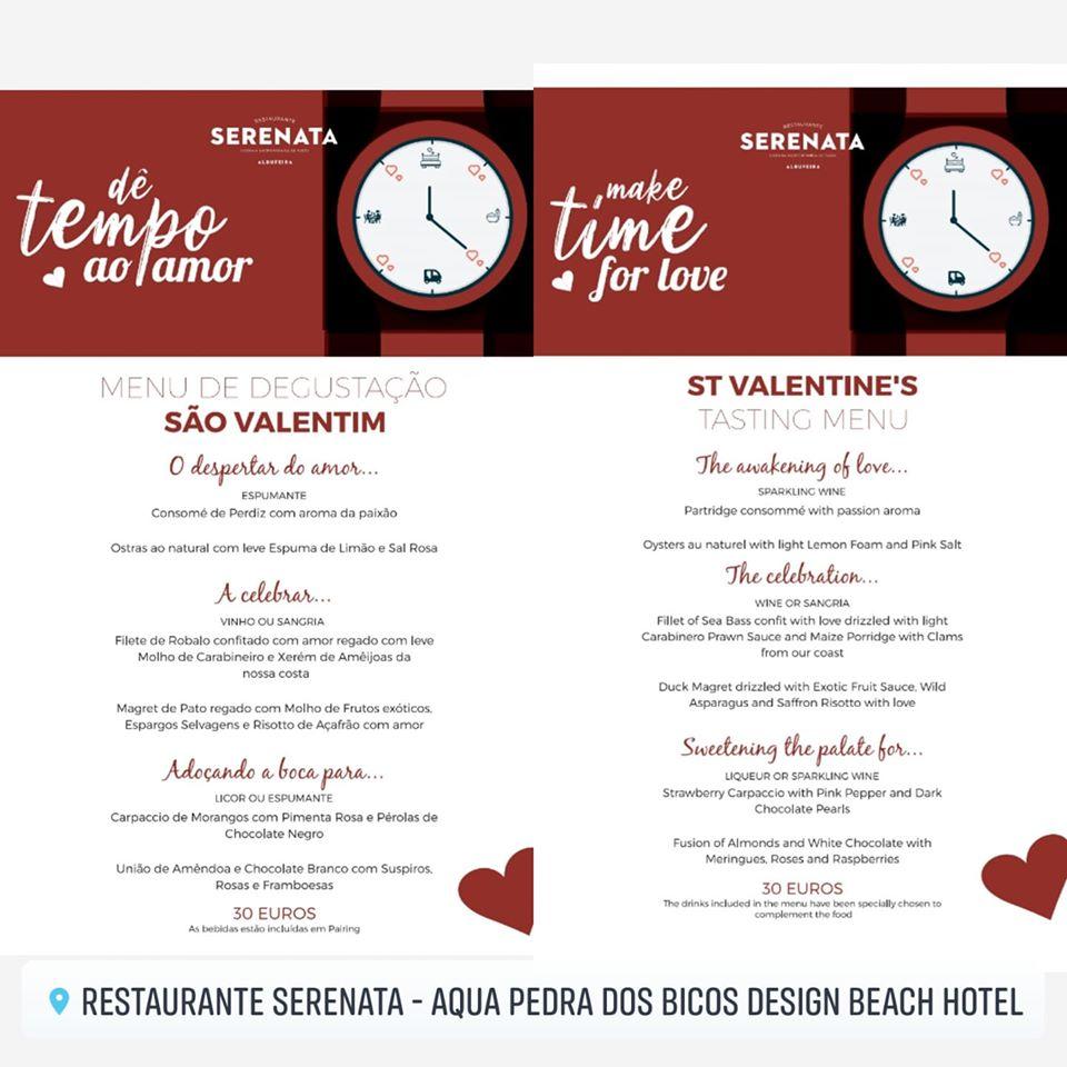 Menu at Restaurante Serenata Aqua Pedra dos Bicos Design Beach Hotel