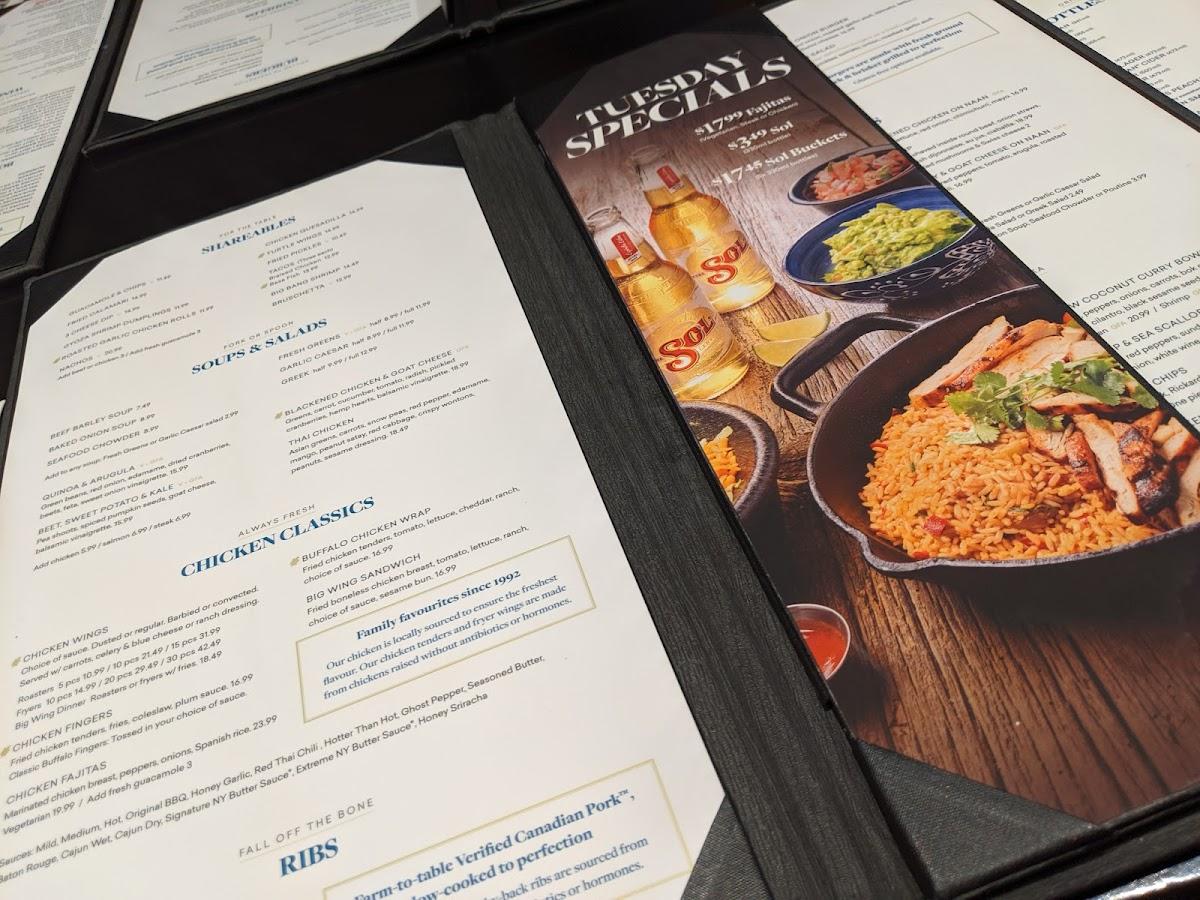 Menu at Turtle Jack's Brampton (Airport) pub & bar, Brampton, 20