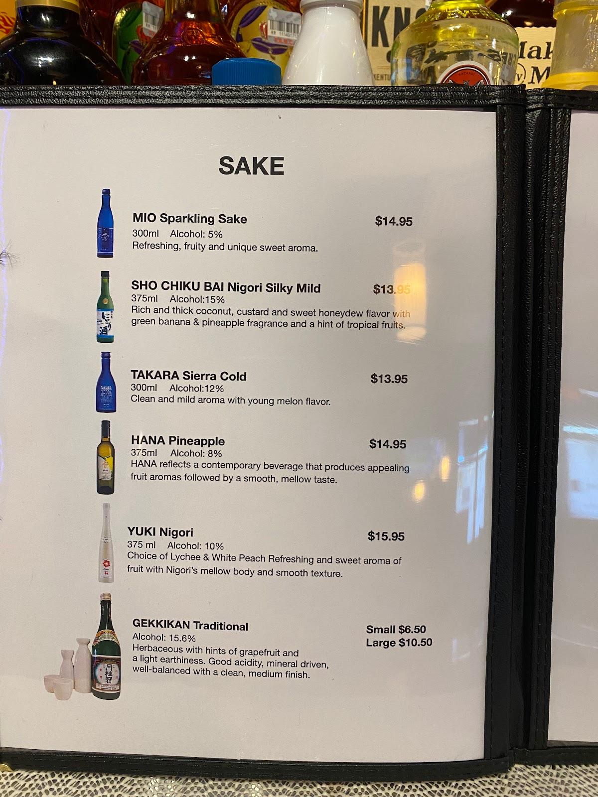 Carta del restaurante Sushi House, Snyder