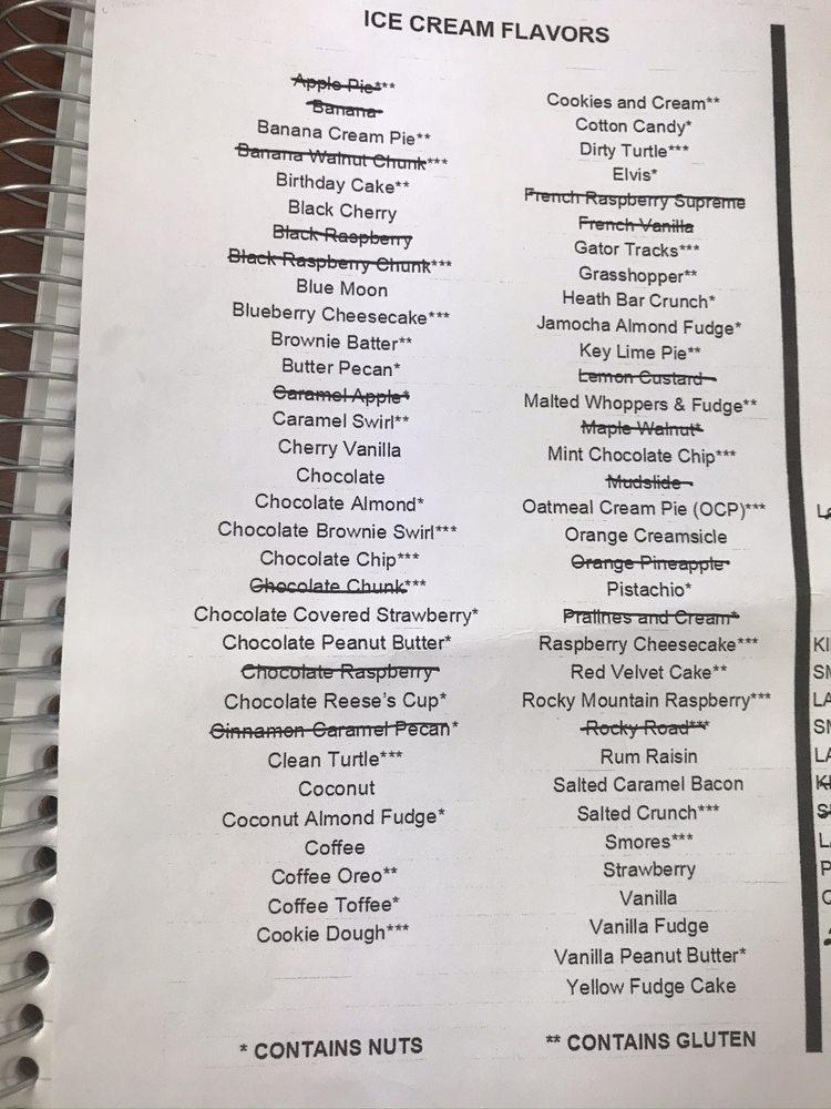 Menu at Sidecar Treats Cape Coral, Cape Coral